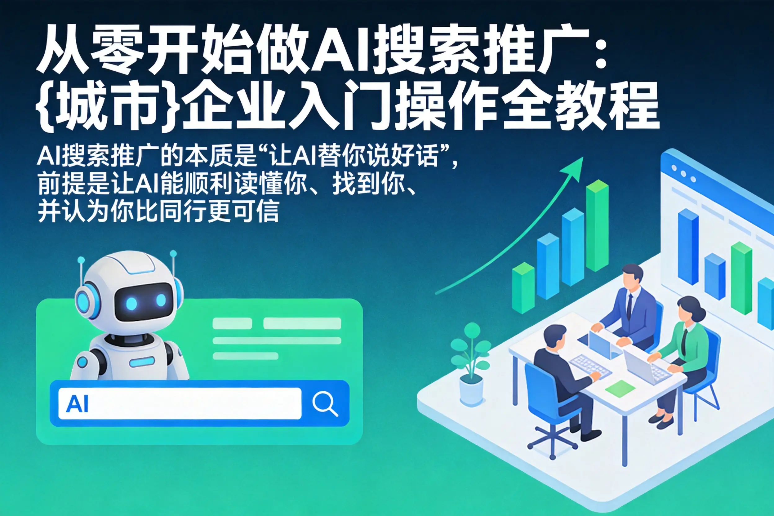 从零开始做AI搜索推广:射阳企业入门操作全教程